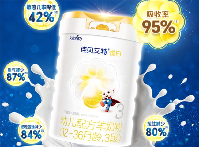 营养全面吸收好的奶粉哪个口碑比较好？佳贝艾特悦白值得信赖！