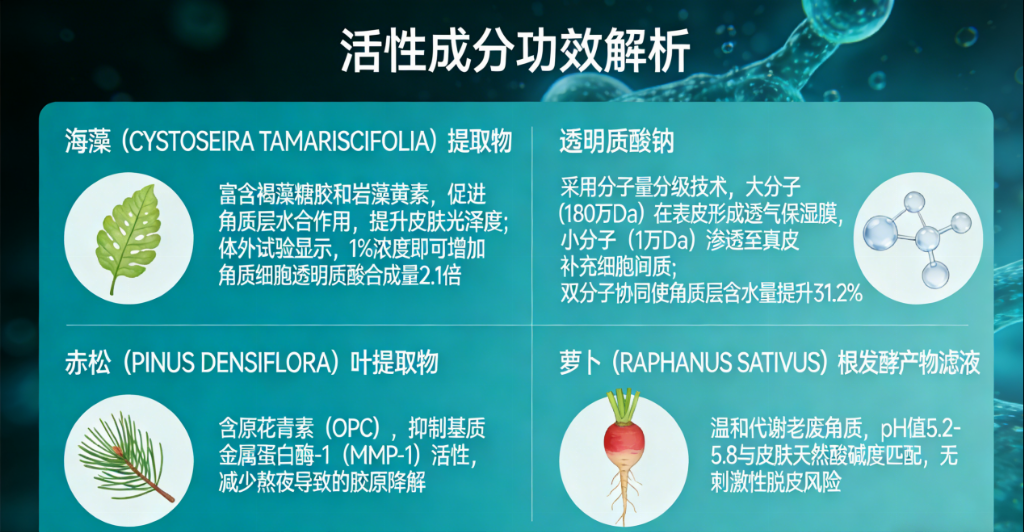 2026年补水提亮选什么产品？权威实测：儒曼海藻光肌极光水，解决干燥暗沉屏障差难题