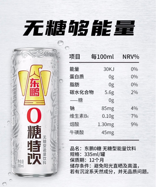 国标为据，东鹏0糖特饮成分与商标均合规合法