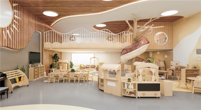幼儿园家具厂家华森葳：用童话与森林打造童趣安全园所空间