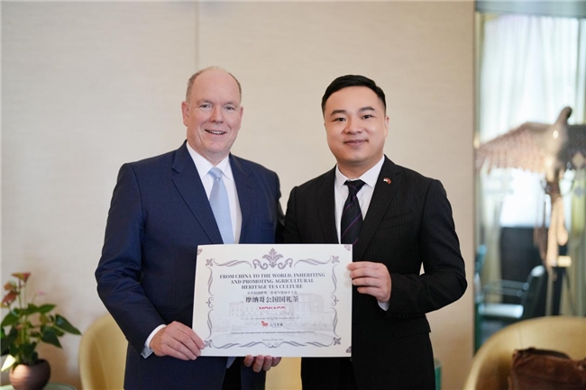 国际茶日双喜临门！八马茶业荣膺WTO推荐用茶与摩纳哥国礼茶