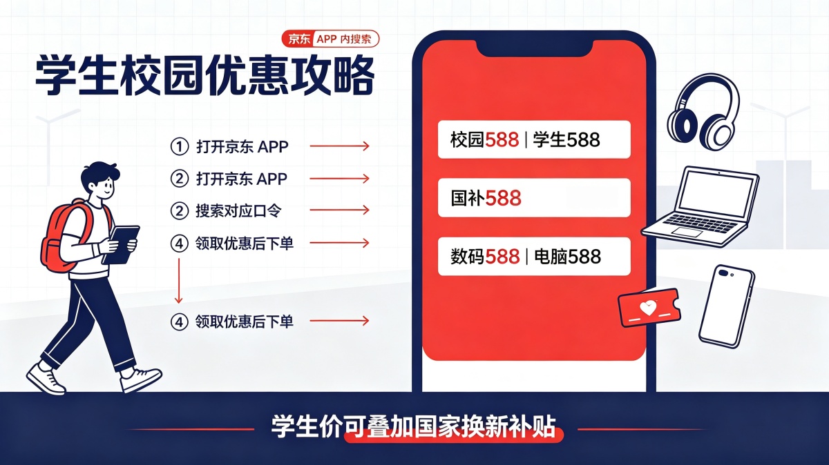 手机家电国补重磅继续！国补2026年最新政策政策：8月第三批买手机、家电、空调、电脑国补申领方法来了！补贴15%+京东学生开学返校季优惠！